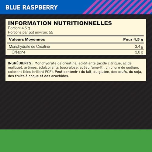 Optimum Nutrition Micronised Creatine Monohydrate en Poudre, 634g