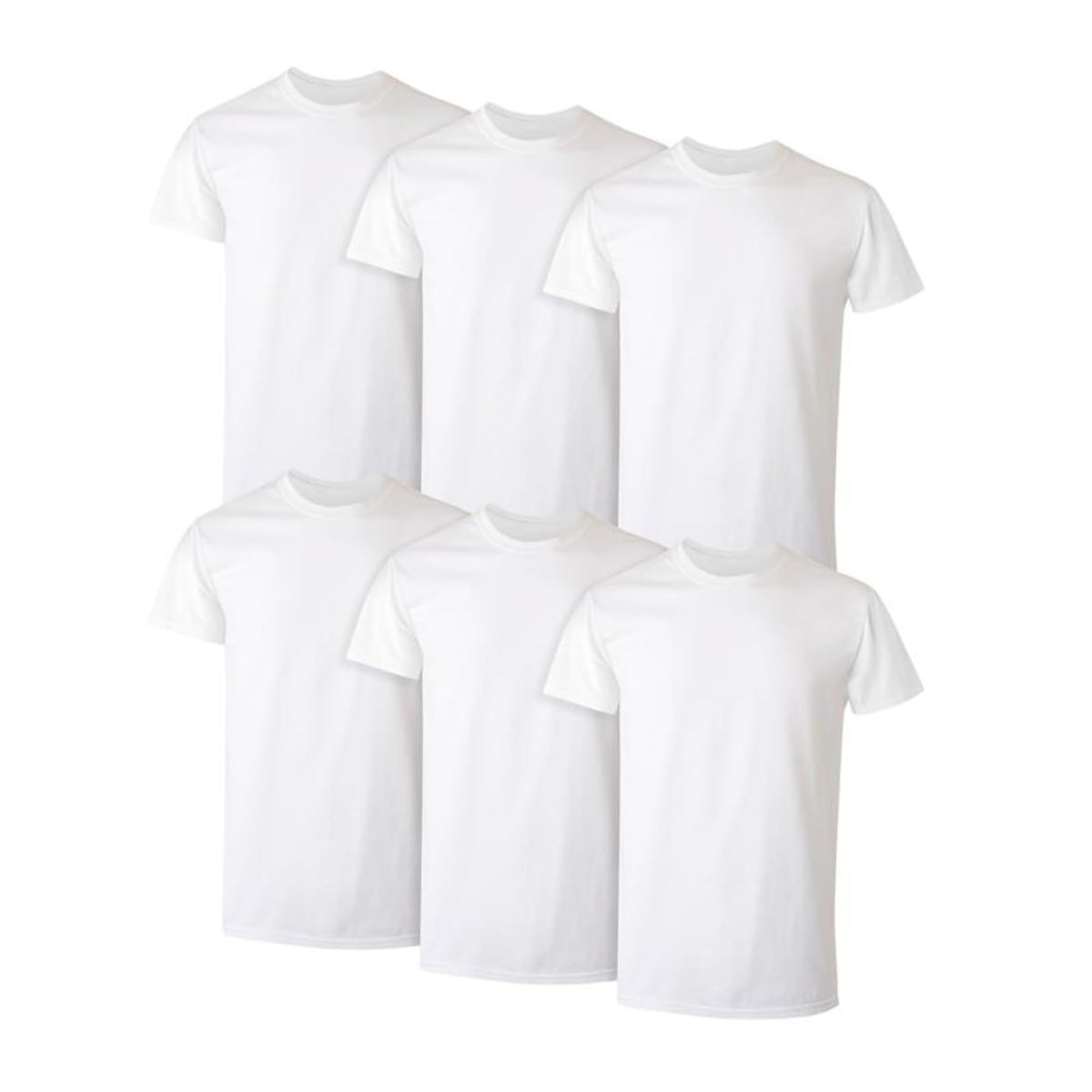 Hanes Men's Undershirt Packs, Stay-Tucked Soft Cotton Undershirts, Best Undershirts for Men, White/Black/Asstd Multipacks