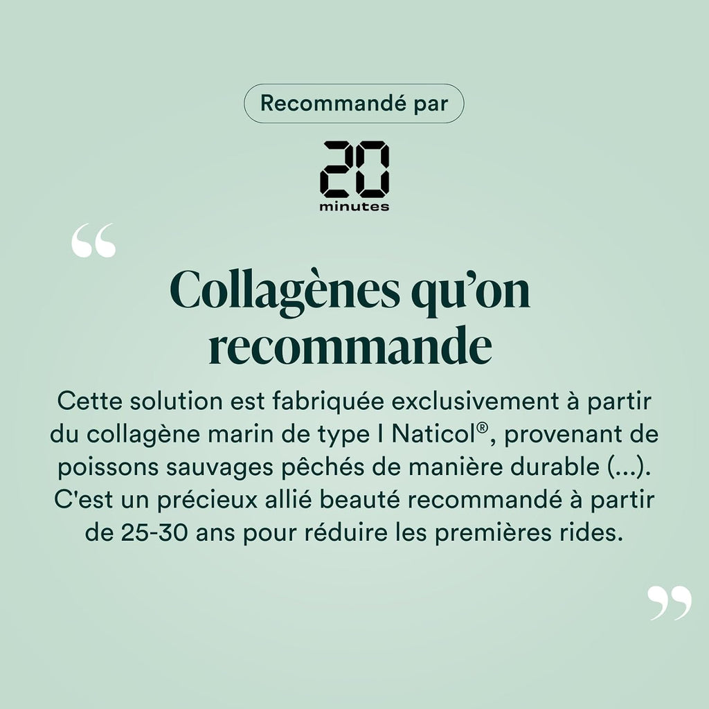 Collagene Marin + Acide Hyaluronique + Vitamine C, 120 Gélules - 2 Mois