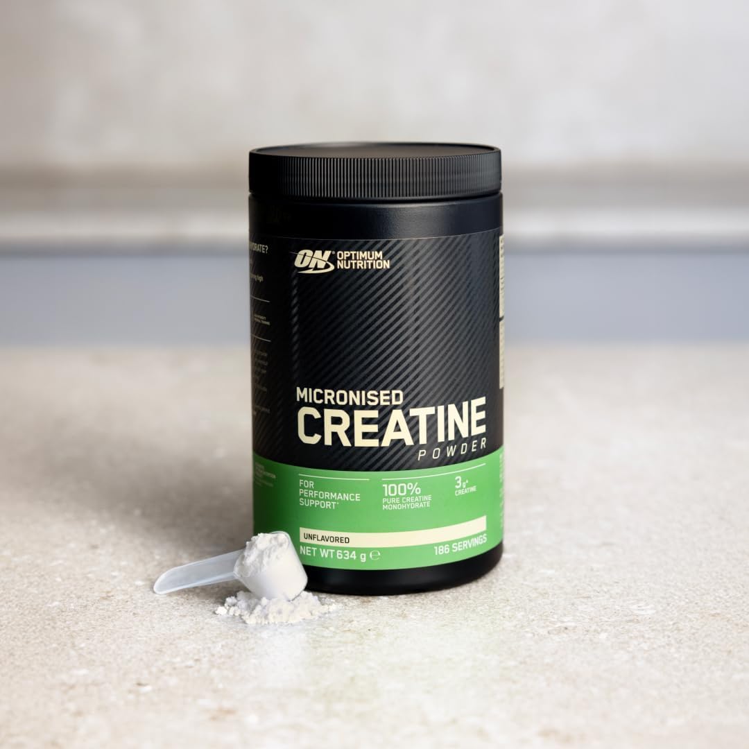 Optimum Nutrition Micronised Creatine Monohydrate en Poudre, 634g