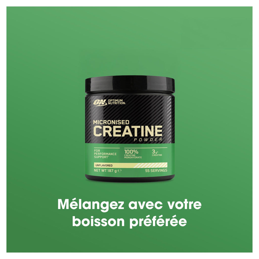 Optimum Nutrition Micronised Creatine Monohydrate en Poudre, 634g