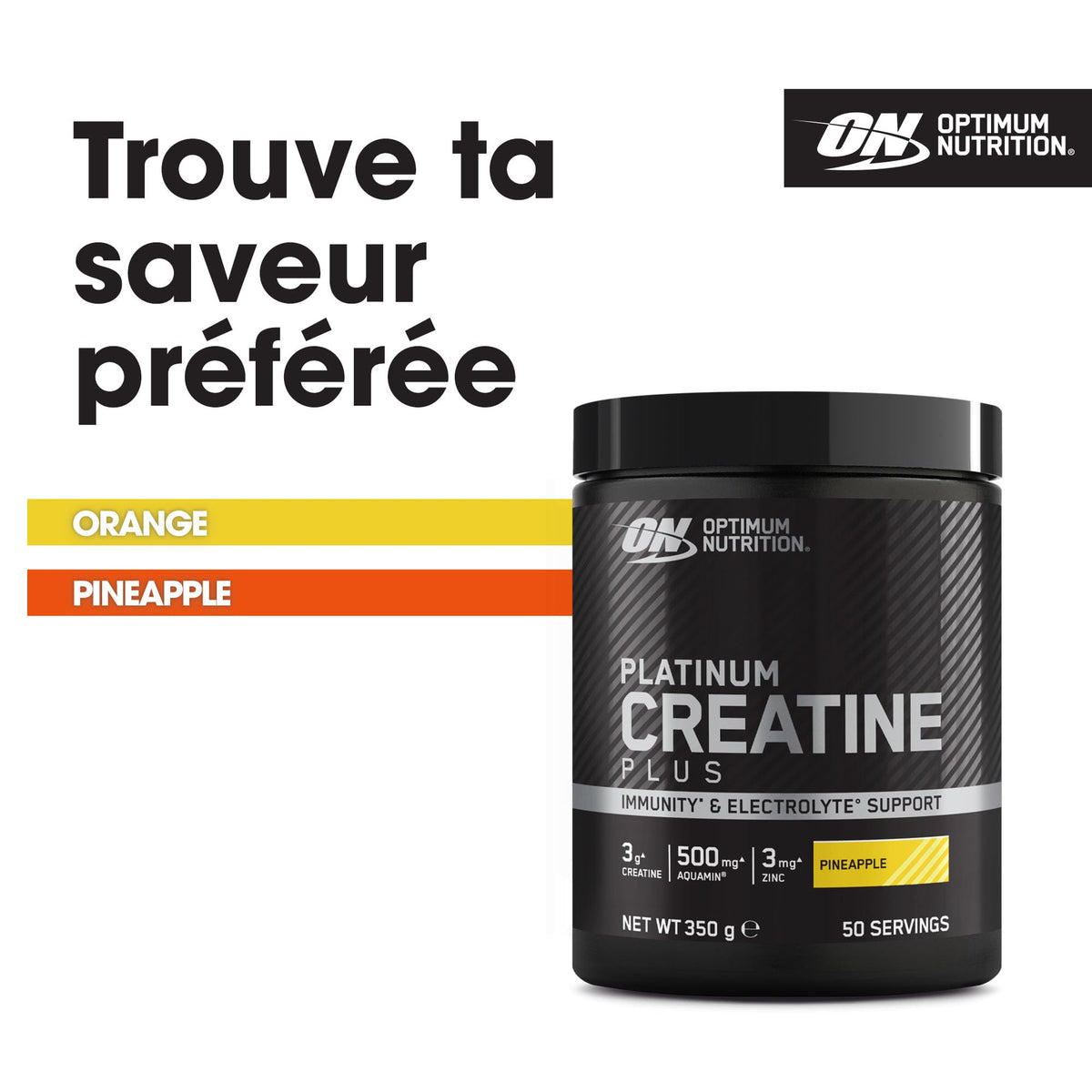 Optimum Nutrition Micronised Creatine Monohydrate en Poudre, 634g