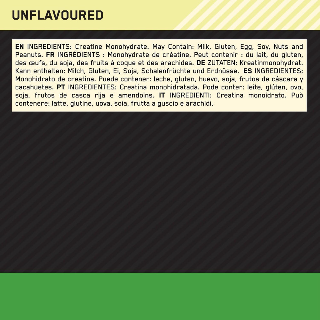 Optimum Nutrition Micronised Creatine Monohydrate en Poudre, 634g