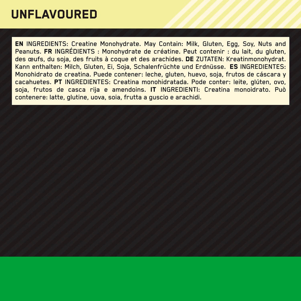 Optimum Nutrition Micronised Creatine Monohydrate en Poudre, 634g