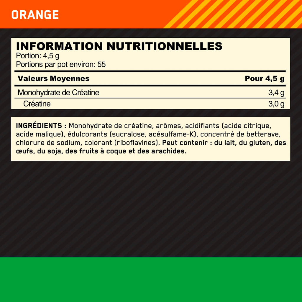 Optimum Nutrition Micronised Creatine Monohydrate en Poudre, 634g