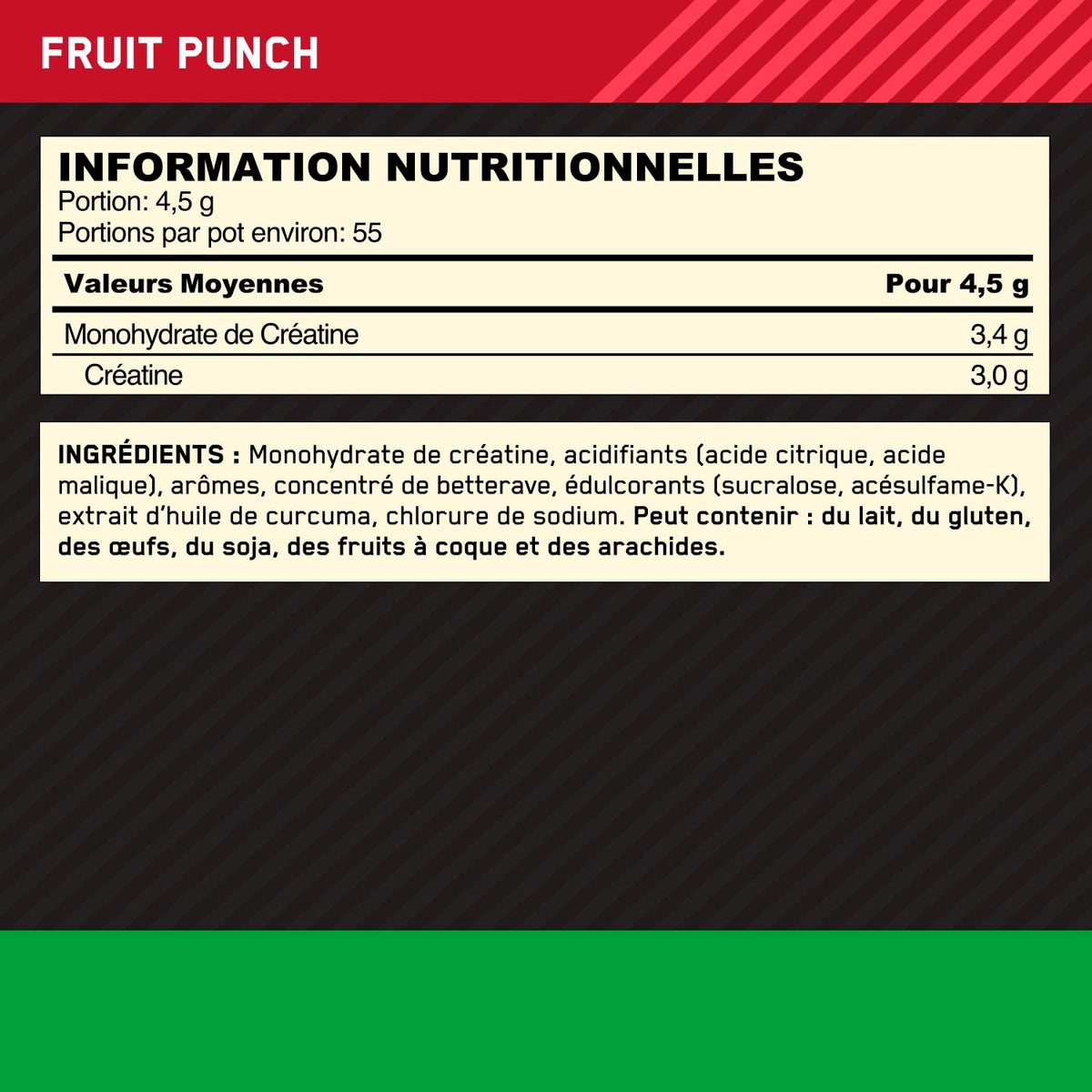 Optimum Nutrition Micronised Creatine Monohydrate en Poudre, 634g