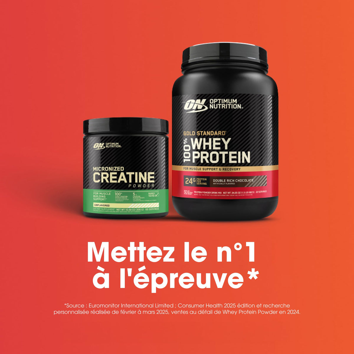 Optimum Nutrition Micronised Creatine Monohydrate en Poudre, 634g