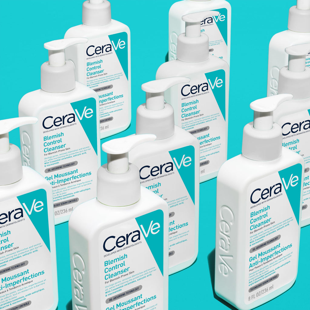 CeraVe - Gel Moussant Anti-Imperfections - Purifie la Peau en douceur et Réduit les Imperfections - Acide Salicylique, Argile Blanche, Céramides et Niacinamide - Peau à Tendance Acnéique