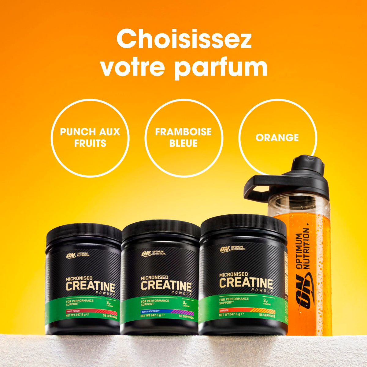 Optimum Nutrition Micronised Creatine Monohydrate en Poudre, 634g