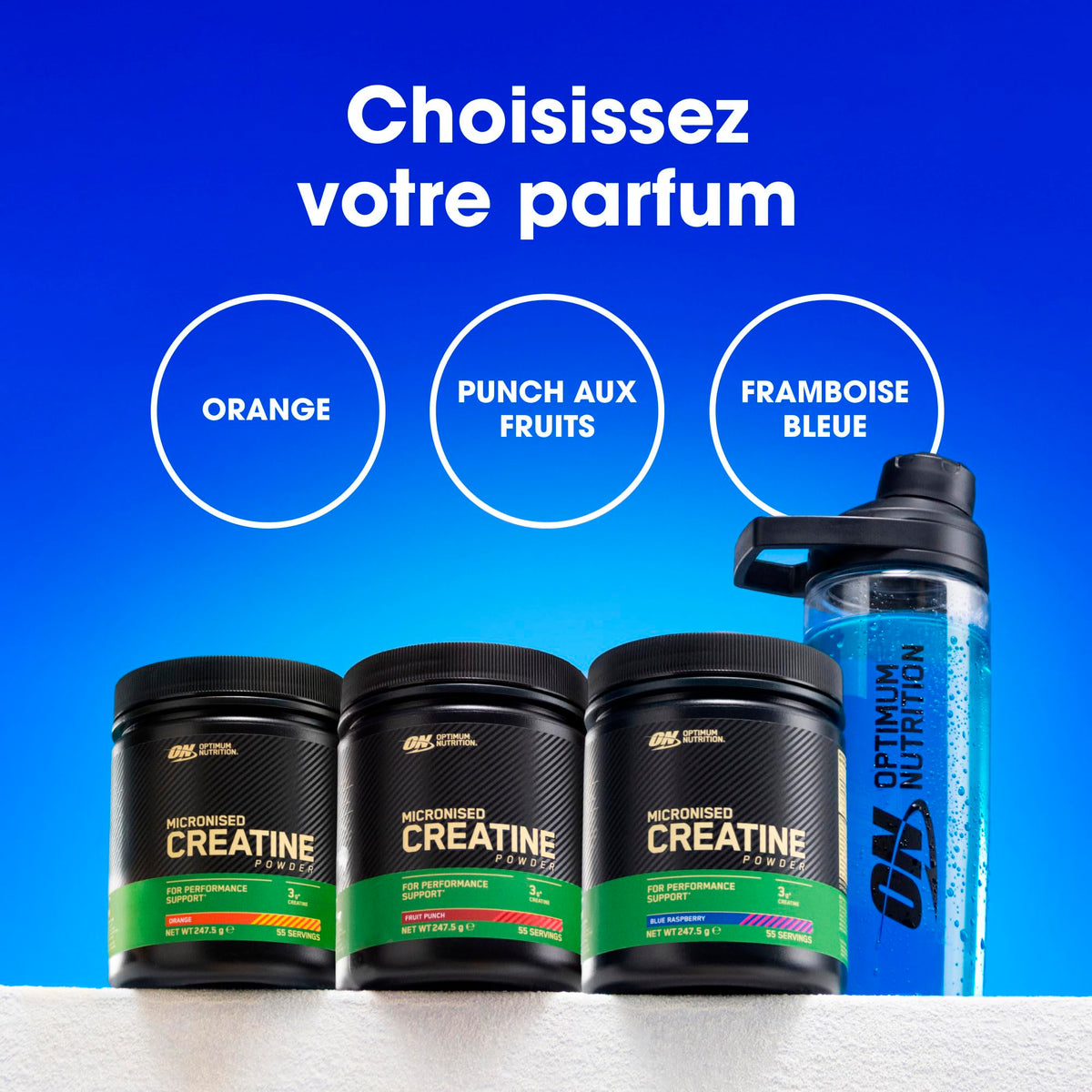 Optimum Nutrition Micronised Creatine Monohydrate en Poudre, 634g