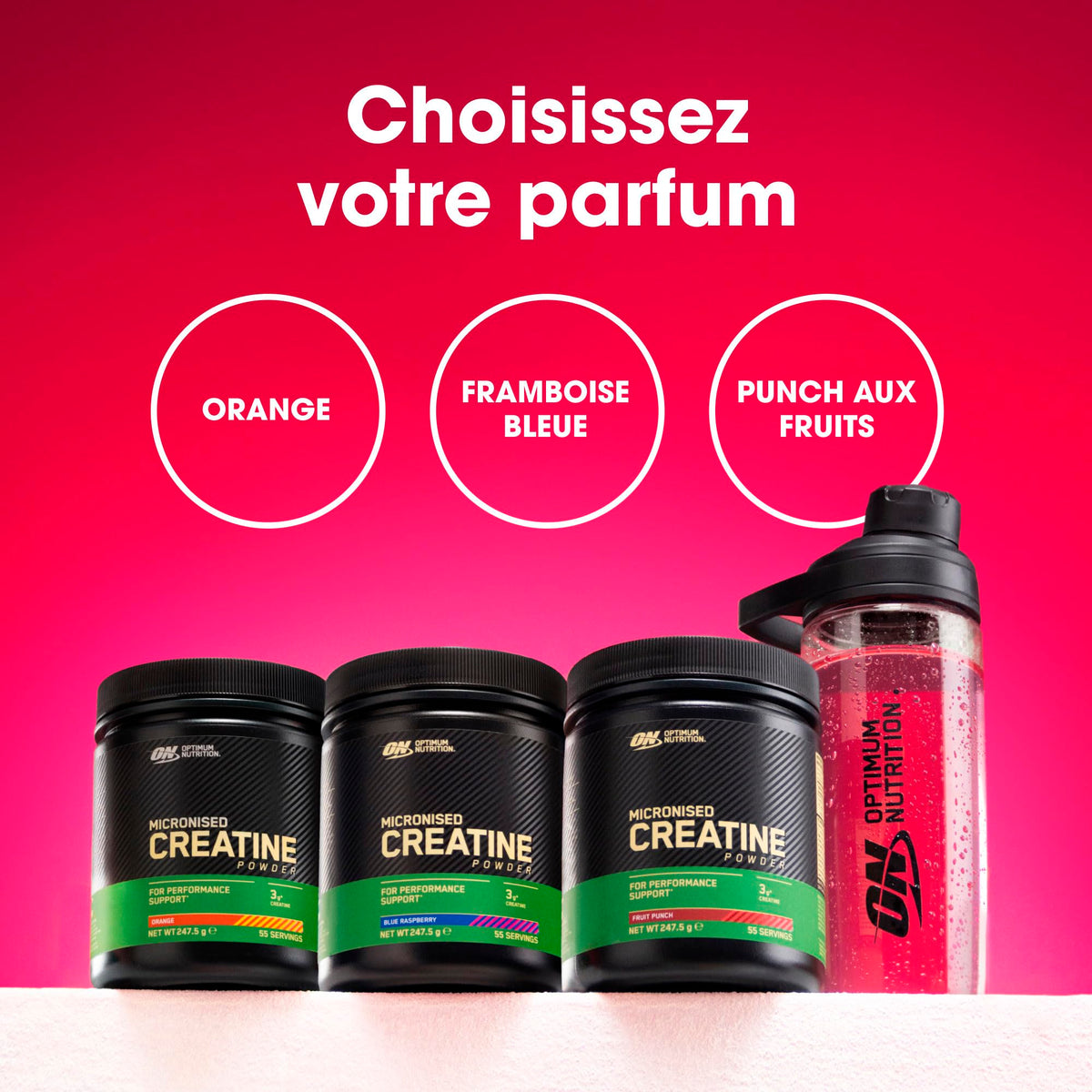 Optimum Nutrition Micronised Creatine Monohydrate en Poudre, 634g